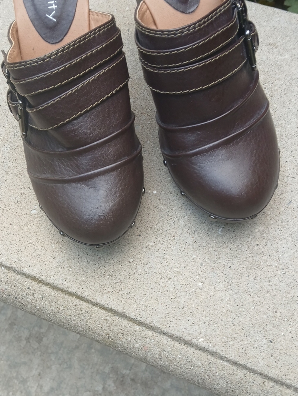 Relativity vintage-style platform clogs Sz 7.5 M - Picture 2 of 12